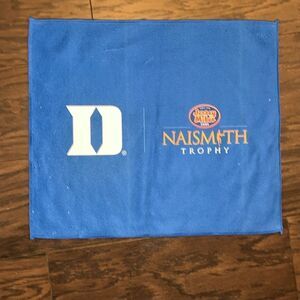 Duke University Blue Devils Naismith Trophy Jersey Mike’s Rally Basketball Towel